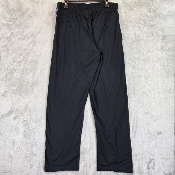Champion Pants Mens Large Black Lounge Sweatpants Embroidered Logo 100% Cotton - Picture 9 of 12